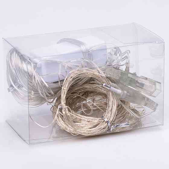 Гірлянда штора LED Роса 200 LED 3х2м 10 ліній Жовта Київ