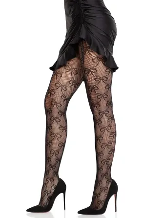 Колготки Leg Avenue Bow Net Tights One Size Львів