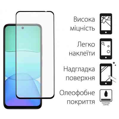 Скло захисне Dengos Full Glue Xiaomi Redmi 13 4G (black) (TGFG-361) Вінниця
