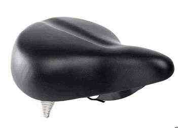 Седло велосипедное (черное, две пружины) KL Мукачево