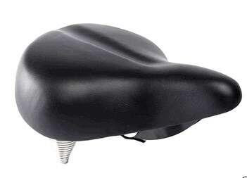 Седло велосипедное (черное, две пружины) KL Мукачево - изображение 1