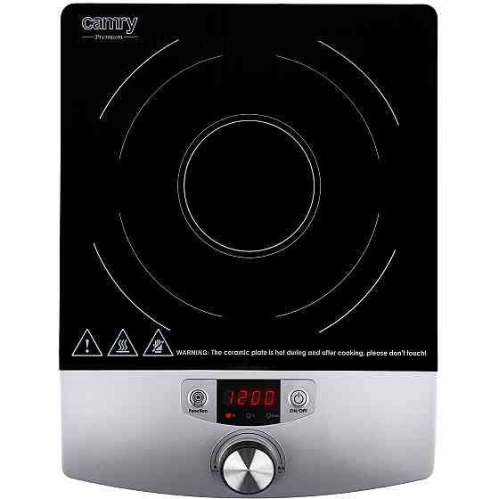 Плита настільна Camry CR 6515 індукційна/ конфорок:1/ 20-2000Вт/ 60°-240° С/ склокераміка Винница