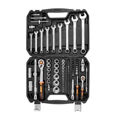 Набір інструментів Neo Tools 82шт, 1/2&quot;, 1/4&quot;, CrV, кейс (10-059) Вінниця - фото 10