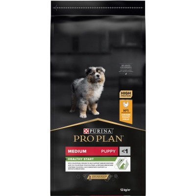 Сухий корм для собак Purina Pro Plan Dog Medium Puppy з високим вмістом курки 12 кг (7613035120402) Вінниця - фото 1