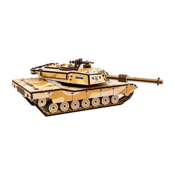 Дерев'яний 3D конструктор "Абрамс" Puz-26917, 187 деталей Вінниця