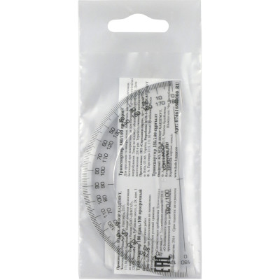 Лінійка Koh-i-Noor Транспортир 180/100, безкольоровий (746168) Вінниця - фото 2