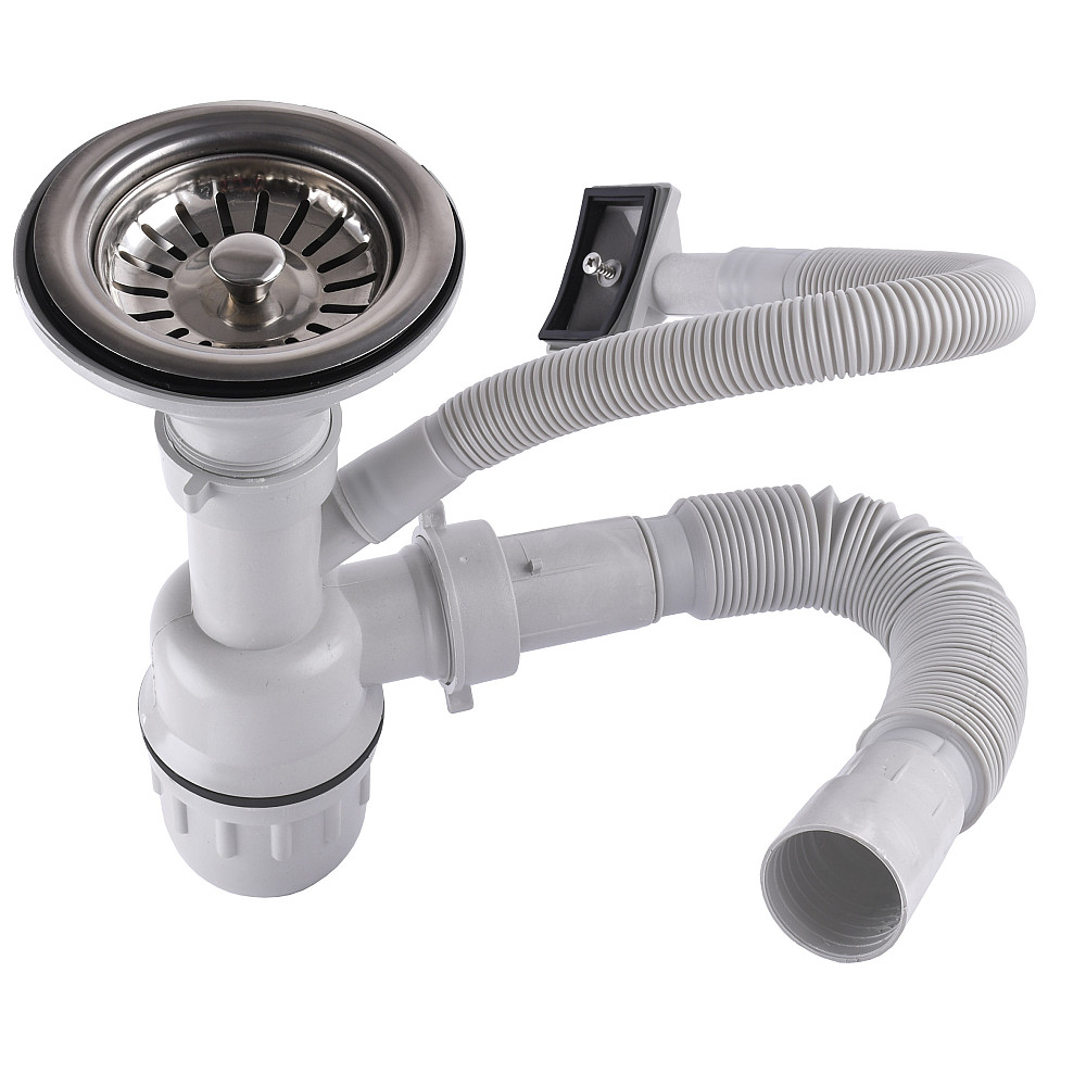 Сифон одинарний для мийки MIRA 1 1/2″х40 Тернополь - изображение 1