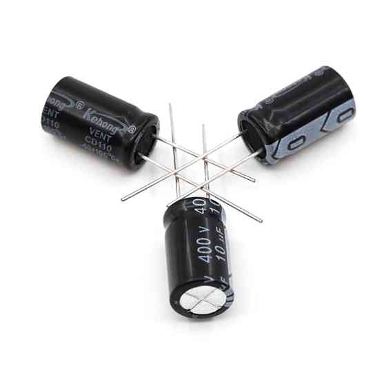 Набор электролитических конденсаторов 10мкФ 400В, 10шт Киев