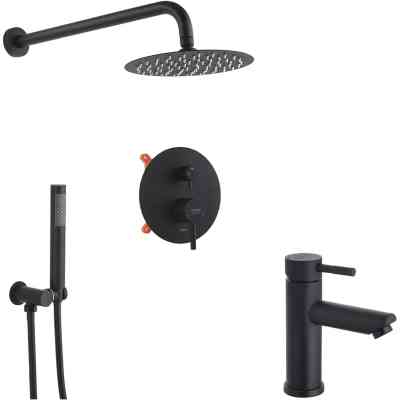 Душовий гарнітур Kroner Edelstahl Klassisch-SCH082 + змішувач Edelstahl Klassisch-SCH010 (CVS30163) Вінниця