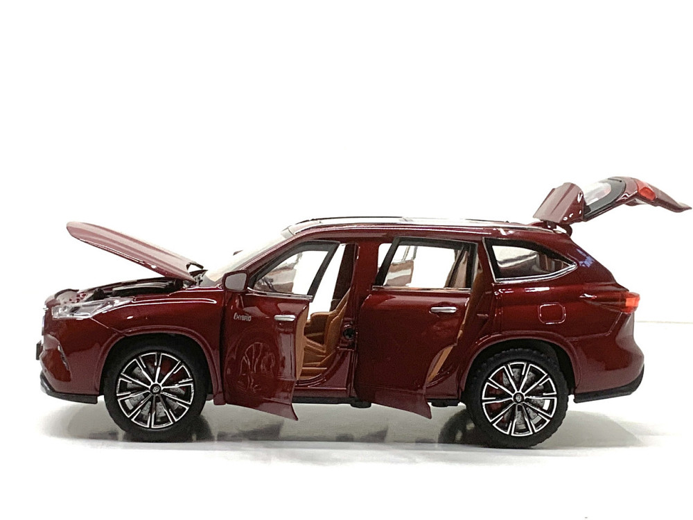 Машина Автосвит Toyota Highlander инерционная открываются двери капот багажник 21см Бордовий (AP-2024) Чернігів - фото 4