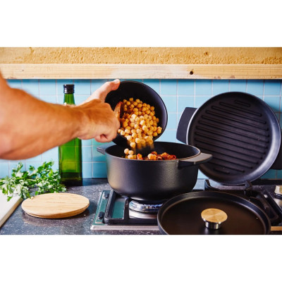 Сковорода KitchenAid Matte Oven-to-table гриль 26 см (CC004600-001) Вінниця - фото 9