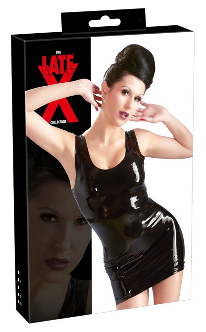Мини-платье LATEX (черное) Sex Aura Киев - изображение 1