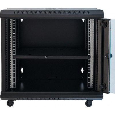 Шкаф настенный GEAR 12U 19" 600x450x650 мм, + полка 19", black (GWMSN-12U-600-450) Винница - изображение 2