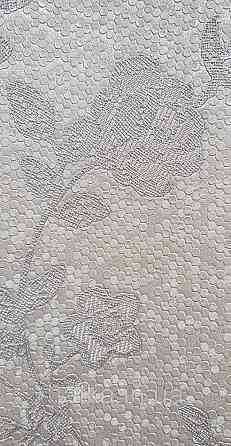 Шпалери вінілові на флізеліні AdaWall Signature1.06х10 квіти гілки листя структурні білі сірі сріблясті 3д Київ