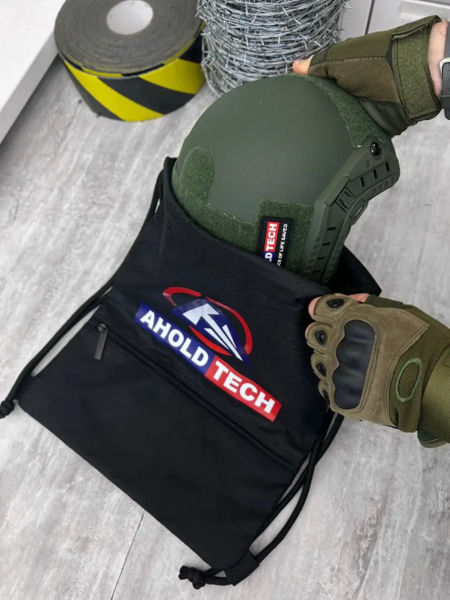 Тактический шлем F-S02 Ahold Tech + Revixun (класс защиты 3А) Оливковый Винница - изображение 9