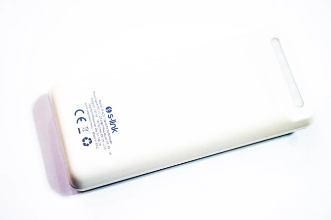 Універсальна зарядна батарея S-link IP-G21 20000Mah Power Bank з ліхтариком (Білий) Вінниця - фото 10