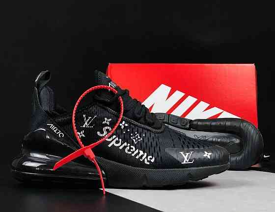 Кроссовки Nike 270 Мужские Черные Найк с Амортизацией Тканевые (размеры: 41,42,43,44,45) - 110 Днепр