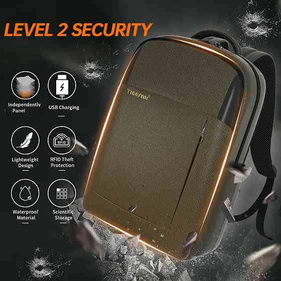 Рюкзак Tigernu 15.6" Армійський Зелений Київ