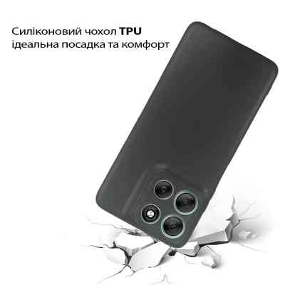 Чехол для мобильного телефона BeCover Silicone Motorola Moto G56 Black (713766) Винница