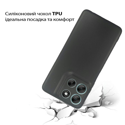 Чехол для мобильного телефона BeCover Silicone Motorola Moto G56 Black (713766) Винница - изображение 3
