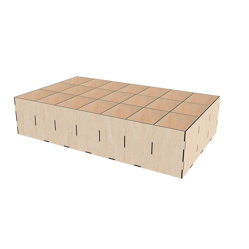 Диспенсер EKOSTAR для цукерок, снеків, горіхів, круп на 21 комірку Київ - фото 1