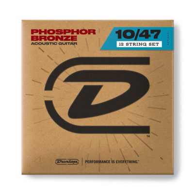Струны для гитары Jim Dunlop Phosphor Bronze Acoustic Guitar Strings 12-String (10-47) (DAP1047J) Винница - изображение 3