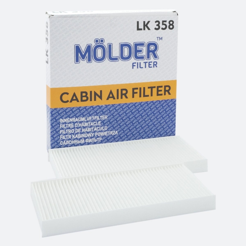 Фільтр салону Molder Filter LK 358 (WP9336, LA468/S, CU24182) Київ - фото 1