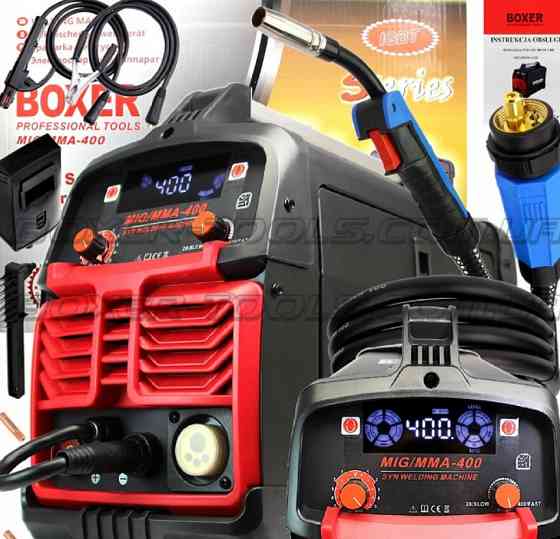 Зварювальний напівавтомат SR-2006 MIG/MMA 400А IGBT, TIG Lift, LCD дисплей, комплект кабелів Одеса