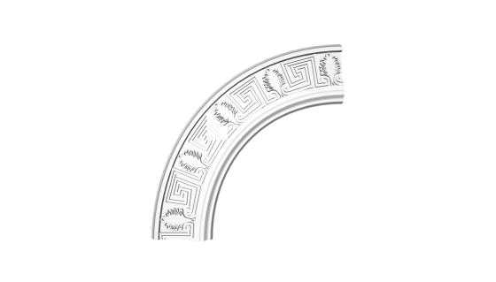 Молдинг радиальный полиуретановый Gaudi Decor LR 168 Днепр