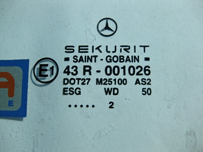 Mercedes-Benz  A2097250110 43R-001026 Скло передніх лівих дверей CLK C209 Одеса - фото 2