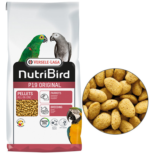 Versele-Laga NutriBird P19 Original Breeding ВЕРСЕЛЕ-ЛАГА НУТРІБЕРД P19 ОРІДЖИНАЛ РОЗВЕДЕННЯ корм для великих папуг Київ - фото 1
