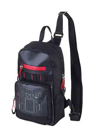 Рюкзак городской Troika Cross Bag 5л через плечо Черный Киев