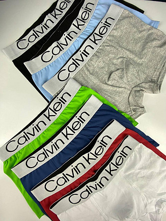 Набор мужских трусов боксеры Calvin Klein размер Xl 5 шт в наборе Киев - изображение 2