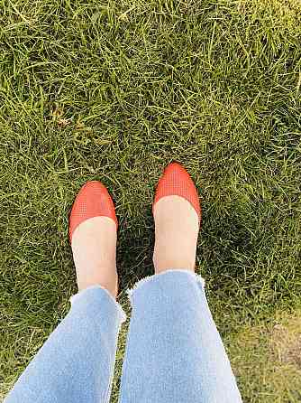 Valiente Балетки жіночі VALIENTE Шери червоні (весна-осінь, шкіра натуральна) (3453) лише 35р. Коломыя