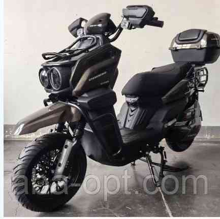 Электроскутер CORSO BlackFury S 2800W-72V-42Ah LiFePo4 Шины 120/70-12