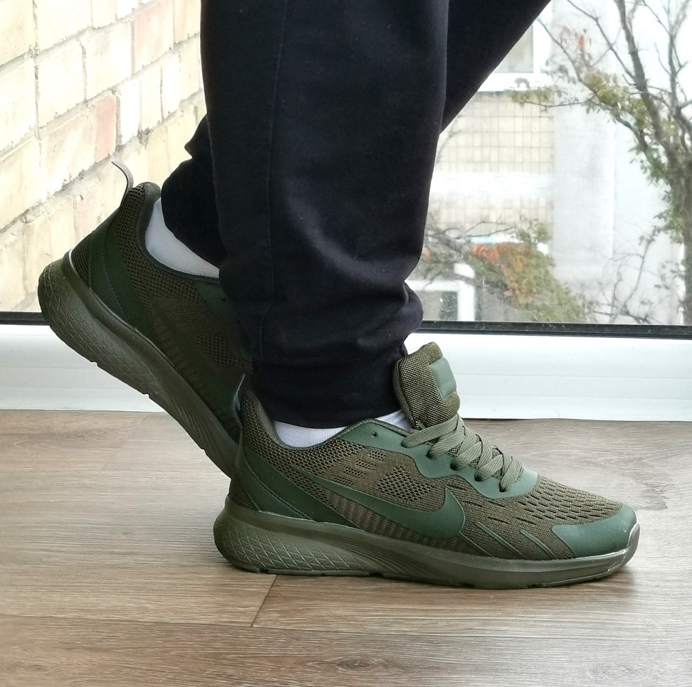 Кросівки Nike Зелені Найки BOOST Колір Хакі Жіночі Найк (розміри: 36,37,38,39,40,41) Дніпро - фото 7