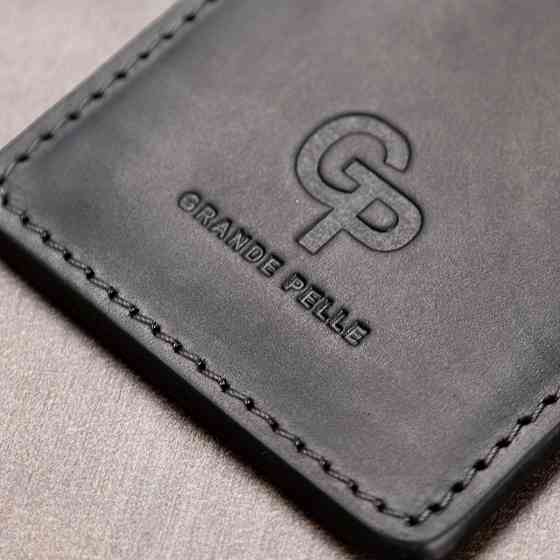 Кожний маленький картхолдер GRANDE PELLE 11529 Чорний Київ