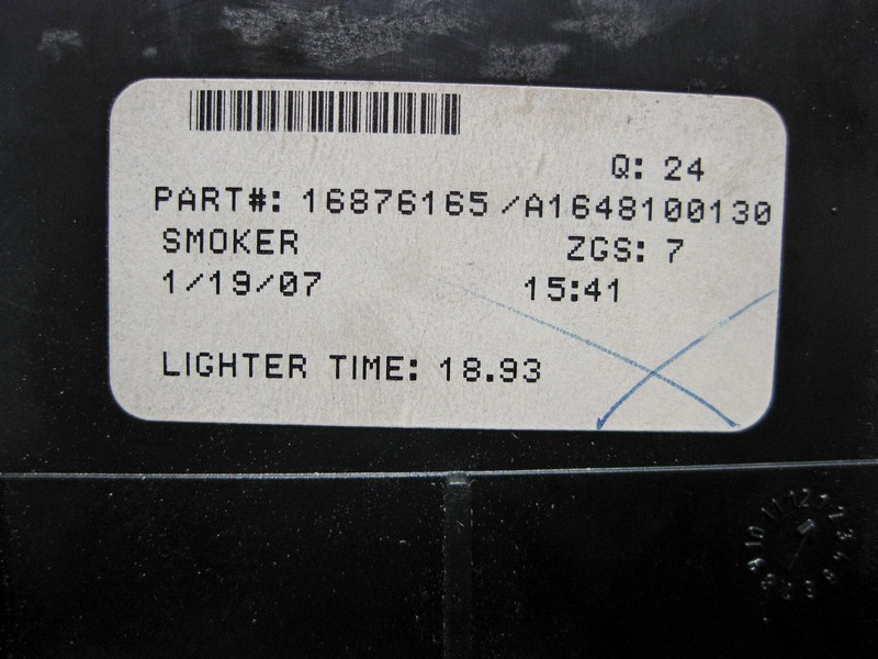 Mercedes-Benz  A1648100130 Механізм передньої попільнички центральної консолі ML W164 GL X164 Одесса - изображение 4