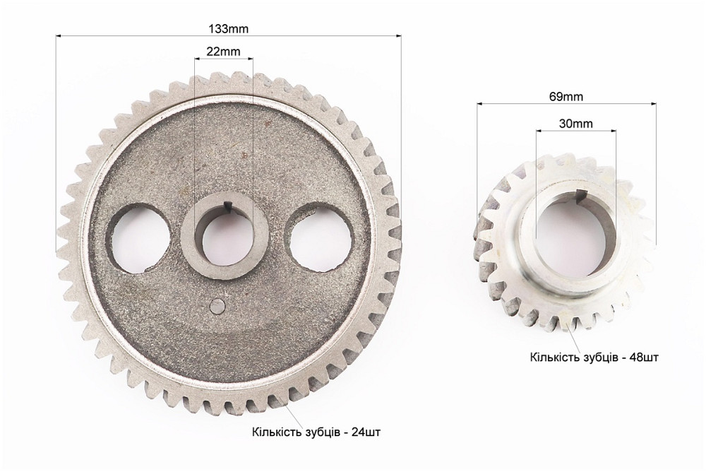 Шестерні ГРМ к-кт 2шт УРАЛ Киев - изображение 2