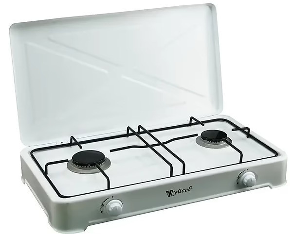 Плита газова настільна YUCEL O-200-LPG white Київ - фото 1