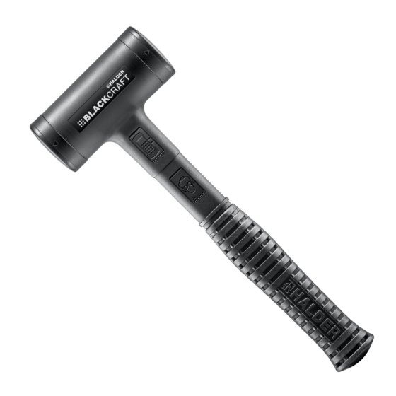 Молоток безінерційний іскробезпечний HALDER Blackcraft 3379 PUR покриття Ø=50 мм, m=900 г, І=310 мм Одеса