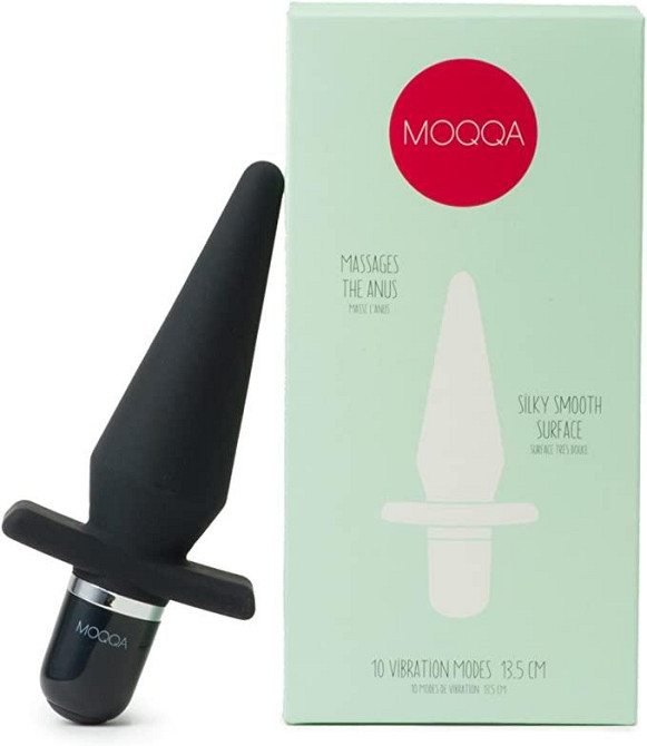 Анальный вибратор MOQQA Coast с 10 режимами вибрации - секс-игрушка из силикона 13,5 см Днепр - изображение 1