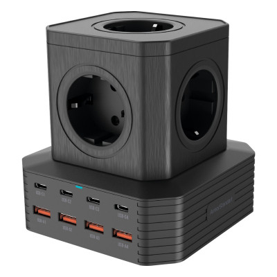 Зарядное устройство Armorstandart ARP-544 Resolute Power USB-C 100W GaN 2m Black (ARM73177) Винница - изображение 1