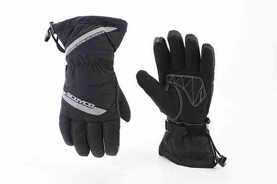 Перчатки мотоциклетні, теплі XL-Чорно-Сірі Киев