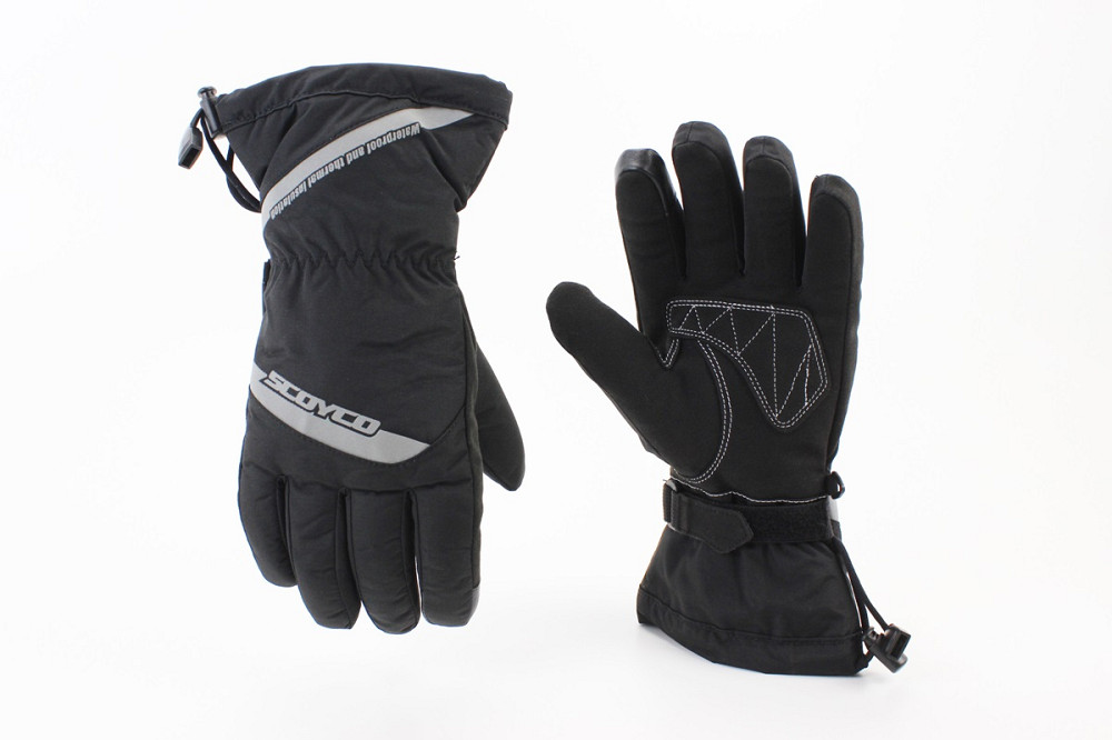 Перчатки мотоциклетні, теплі XL-Чорно-Сірі Киев - изображение 1