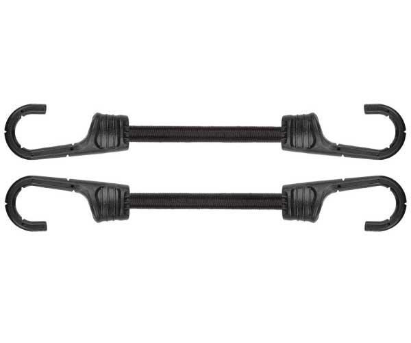 Шнур еластичний гумовий 120см х 2шт. з металевими гачками PVC BUNGEE CORD HOOK, BCH2-08120BC-B Київ - фото 1