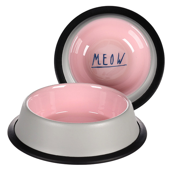 Flamingo Nell Antislip ФЛАМИНГО АНТИСЛИП эмалированная миска для котов 200мл Киев - изображение 1