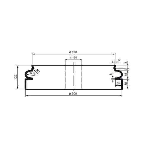 Колонна фасадная база Prestige Decor LC 103-3 Днепр