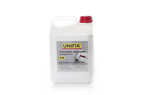 Ґрунтовка акрилова концентрат 1:4 глибокого проникнення 5 кг UNIFIX Рівне - фото 1