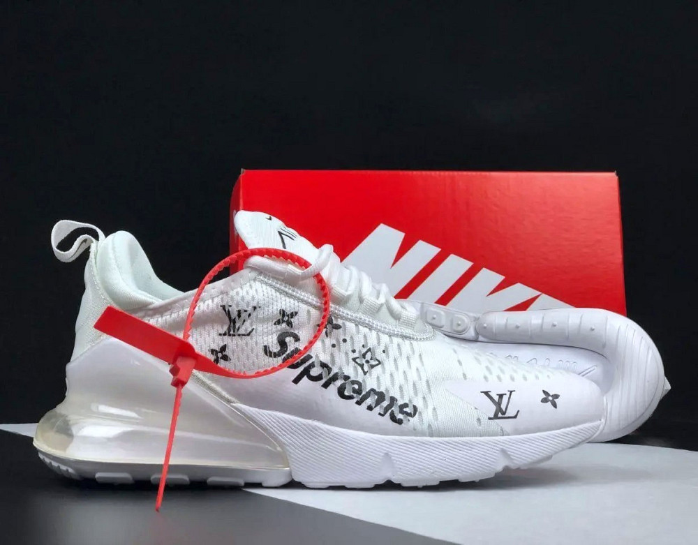 Кроссовки Nike 270 Мужские Белые Найк с Амортизацией Тканевые (размеры: 40,41,42,43,44,45) - 011 Днепр - изображение 10